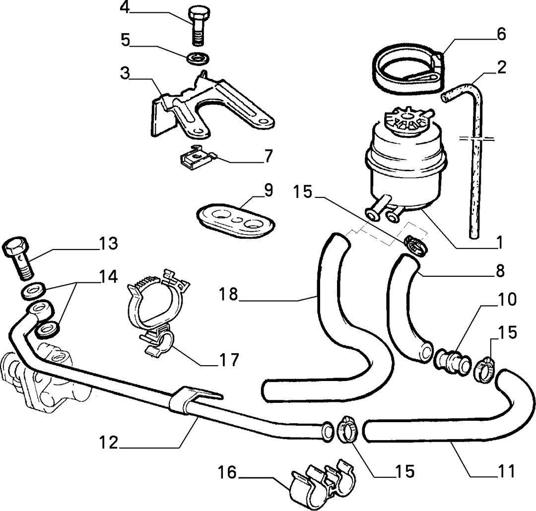 POWER STEERING HYDRAULIC SYSTEM 10