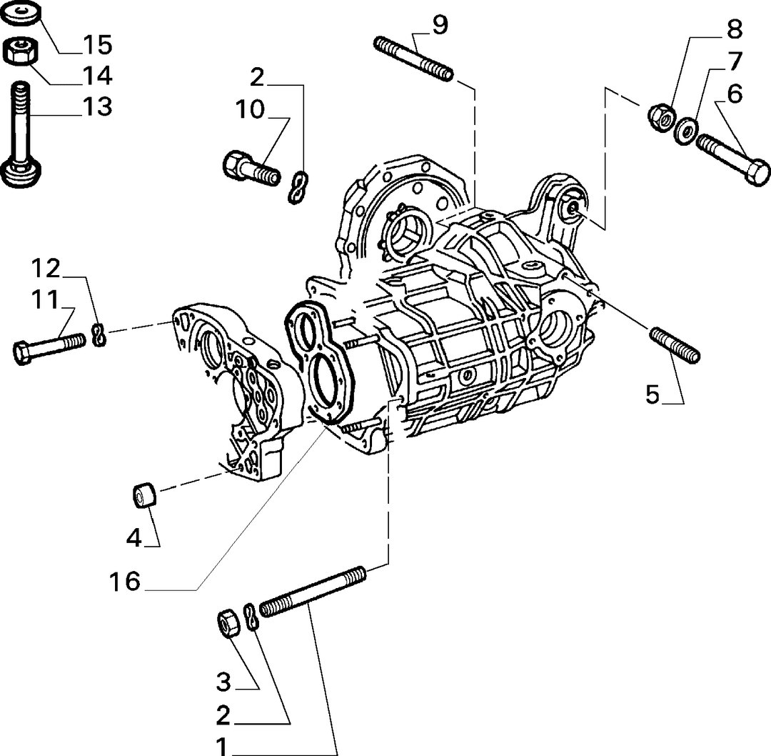 TRANSMISSION AND DIFFERENTIAL UNIT, CASING AND COVERS  4