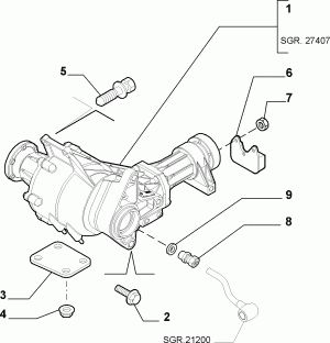 FRONT AXLE AND AXLE SHAFTS
