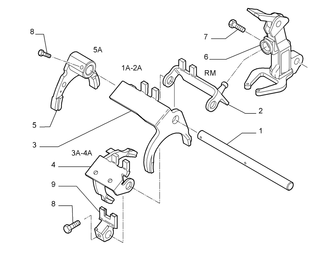 GEAR FORKS STAMP 6
