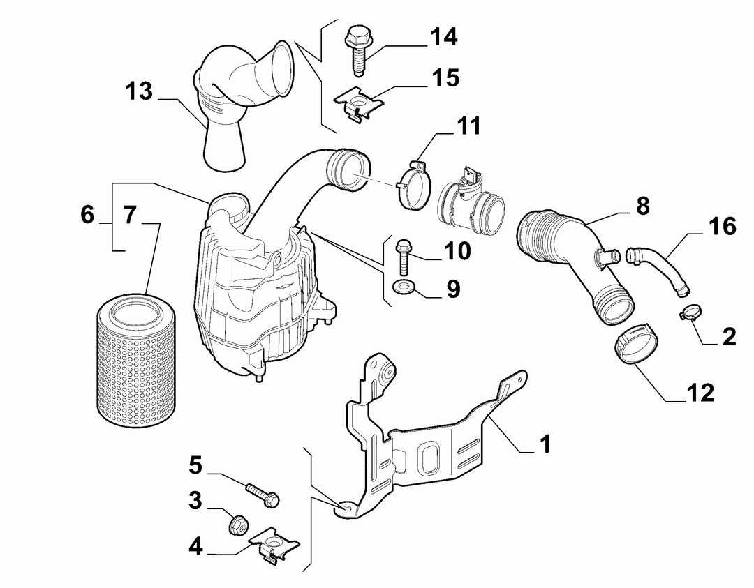 AIR FILTER AND PIPING 4