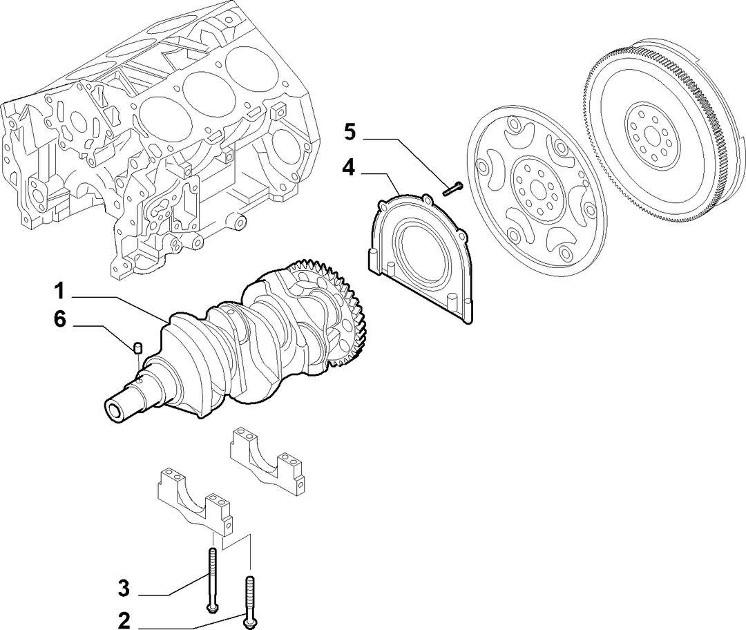 CRANKSHAFT AND FLYWHEEL 3