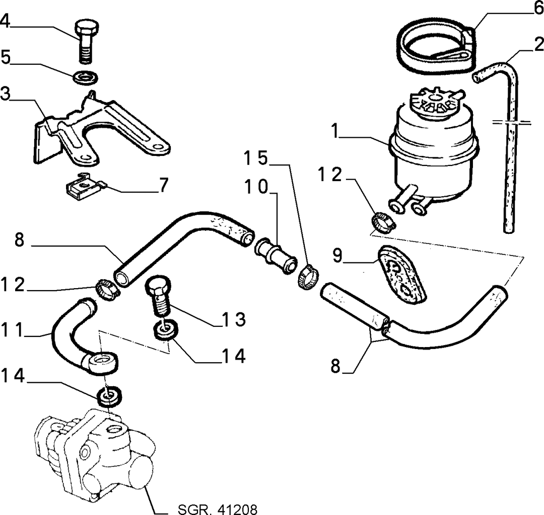 POWER STEERING HYDRAULIC SYSTEM 6