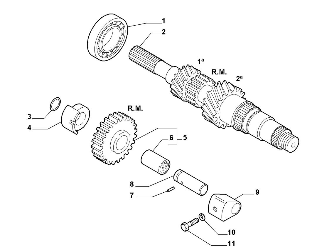 PRIMARY SHAFT AND GEAR LEAD 3