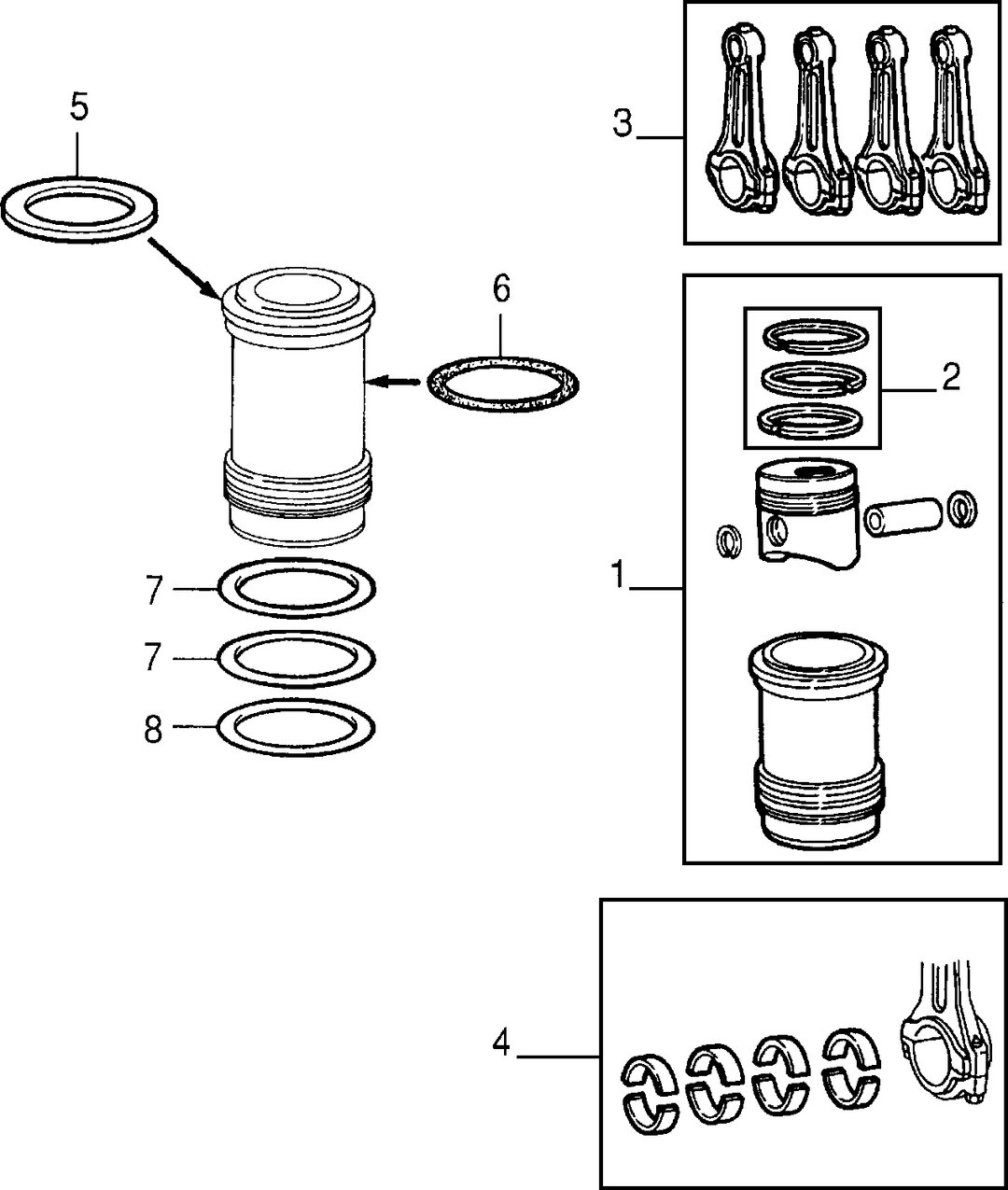 CONNECTING RODS AND PISTONS 3