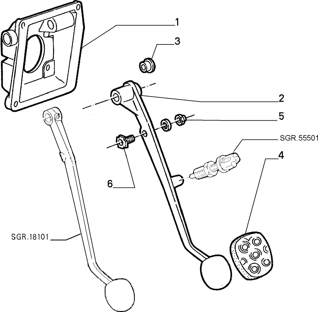 BRAKE PEDAL CONTROL 1