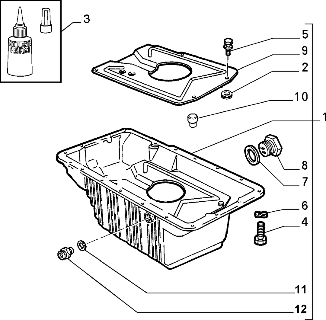 BLOCK SUMP AND COVERS 5