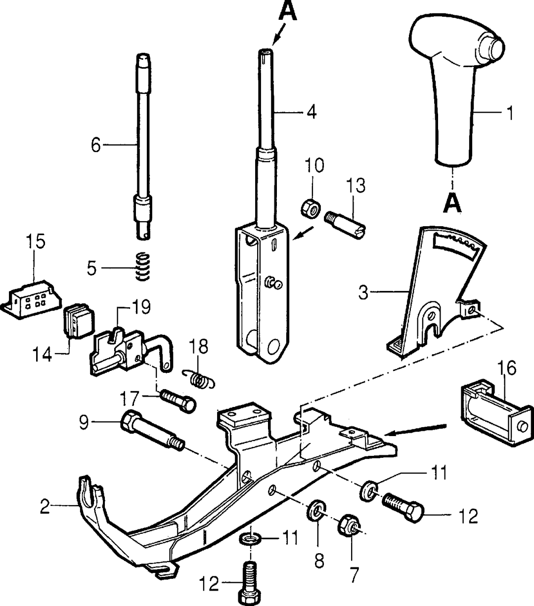 AUTOMATIC TRANSMISSION OUTER CONTROLS 1
