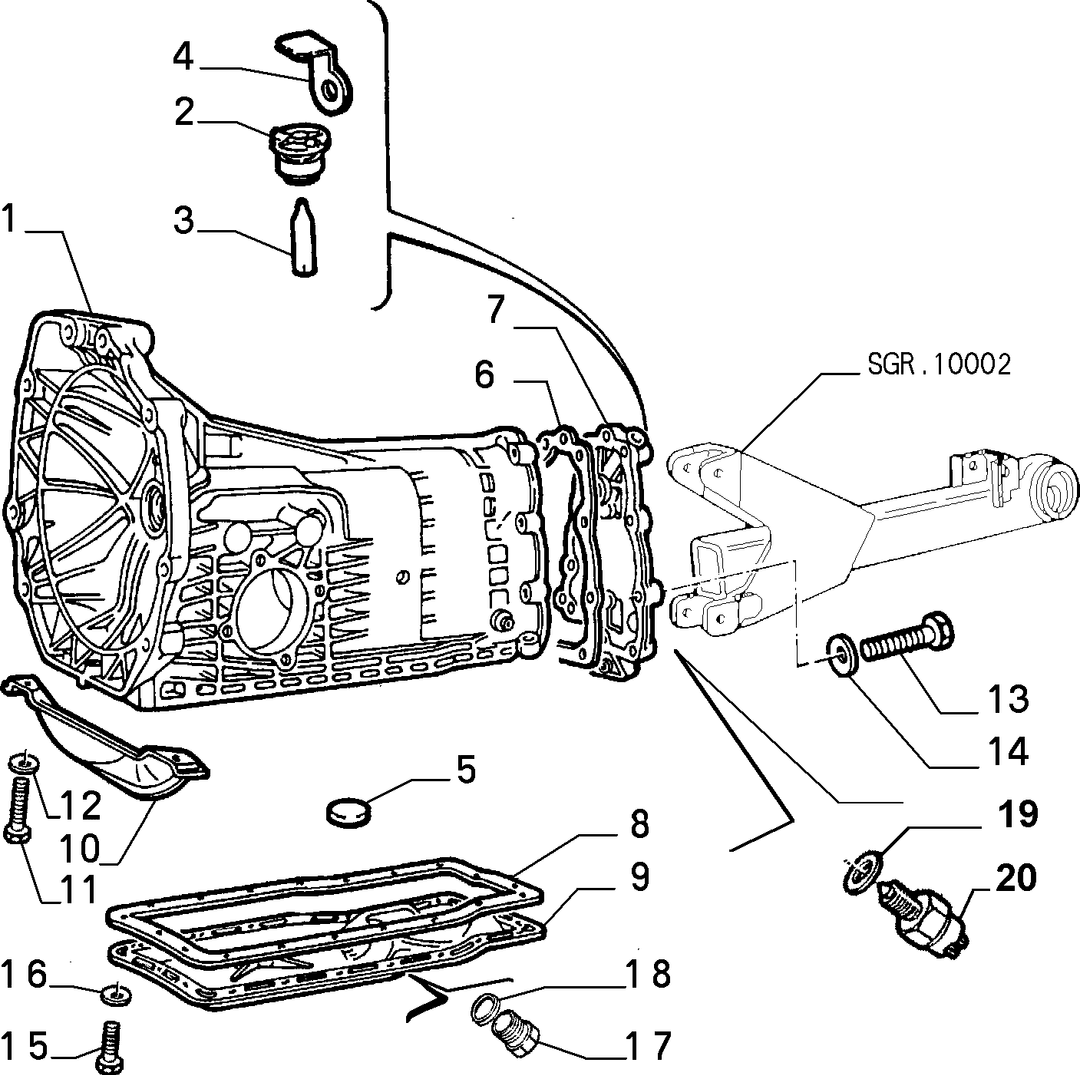 TRANSMISSION AND DIFFERENTIAL UNIT, CASING AND COVERS 1