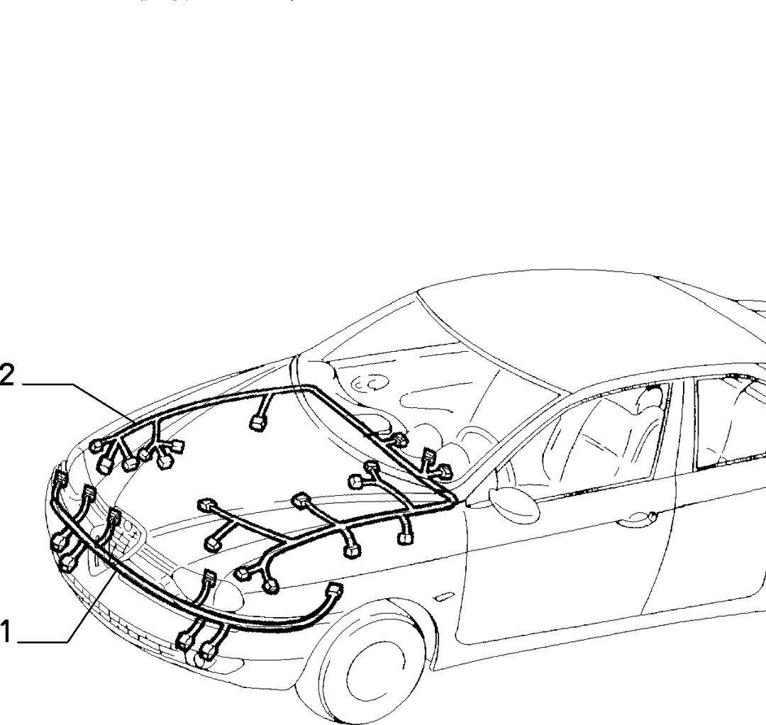 CABLE HARNESS (FRONT) 4