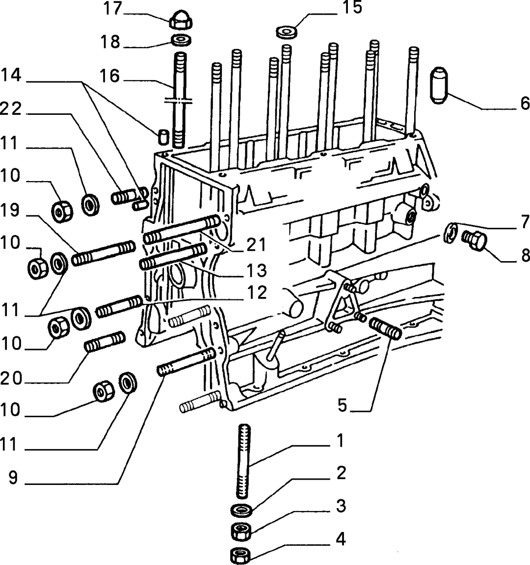 CRANKCASE AND CYLINDER HEAD 2