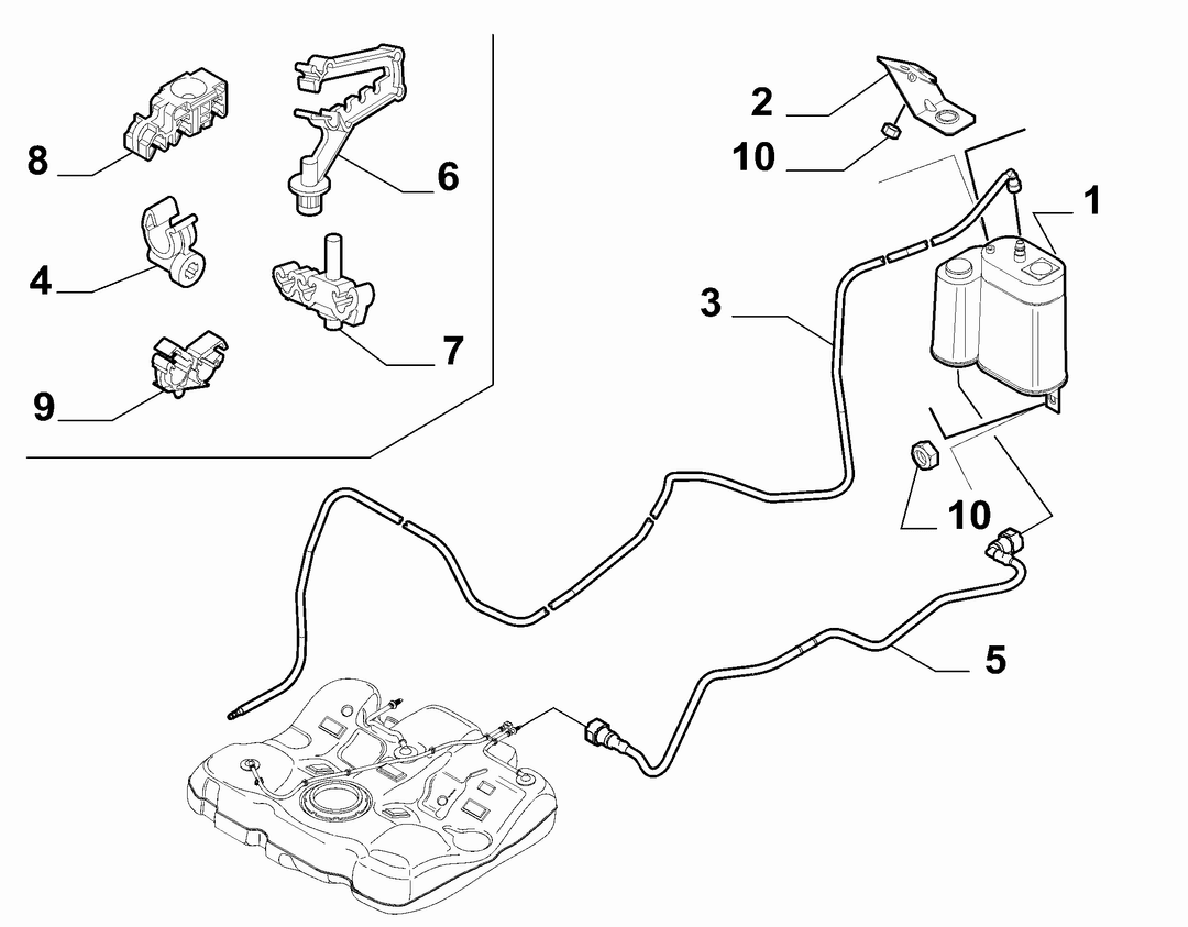 FUEL TANK PIPING 2