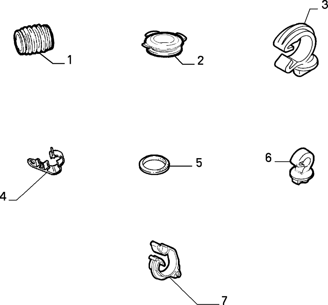 CABLE SET FIXINGS  5