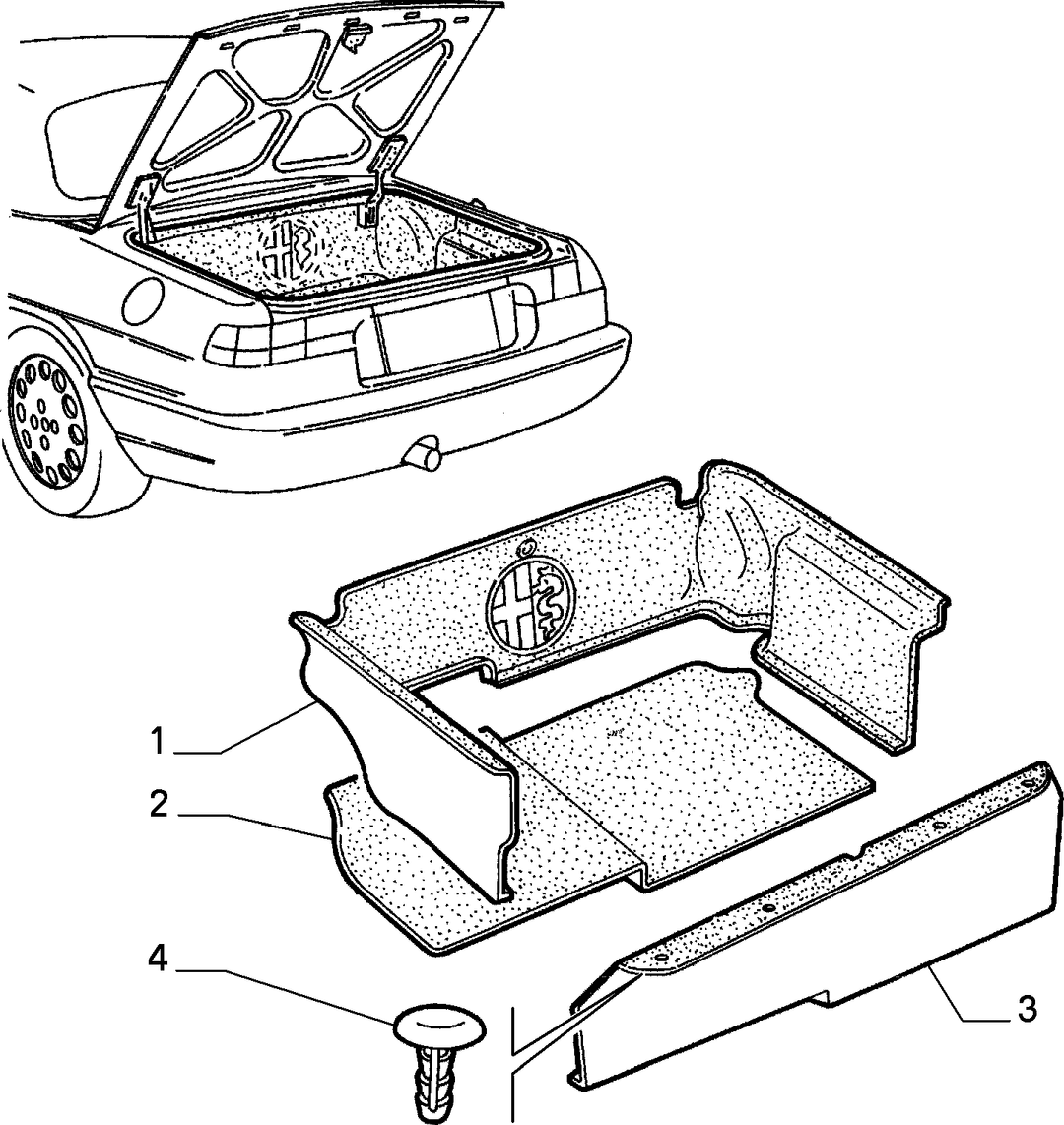 BAGGAGE COMPARTMENT INTERIOR TRIMMING