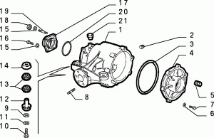 REAR AXLE FINAL DRIVE AND DIFFERENTIAL GEARS