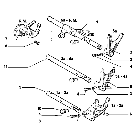 GEAR FORKS STAMP 3