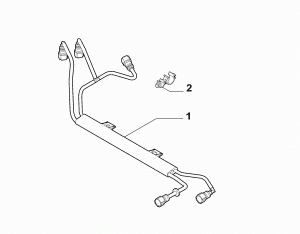 ENGINE WELL FUEL PIPES
