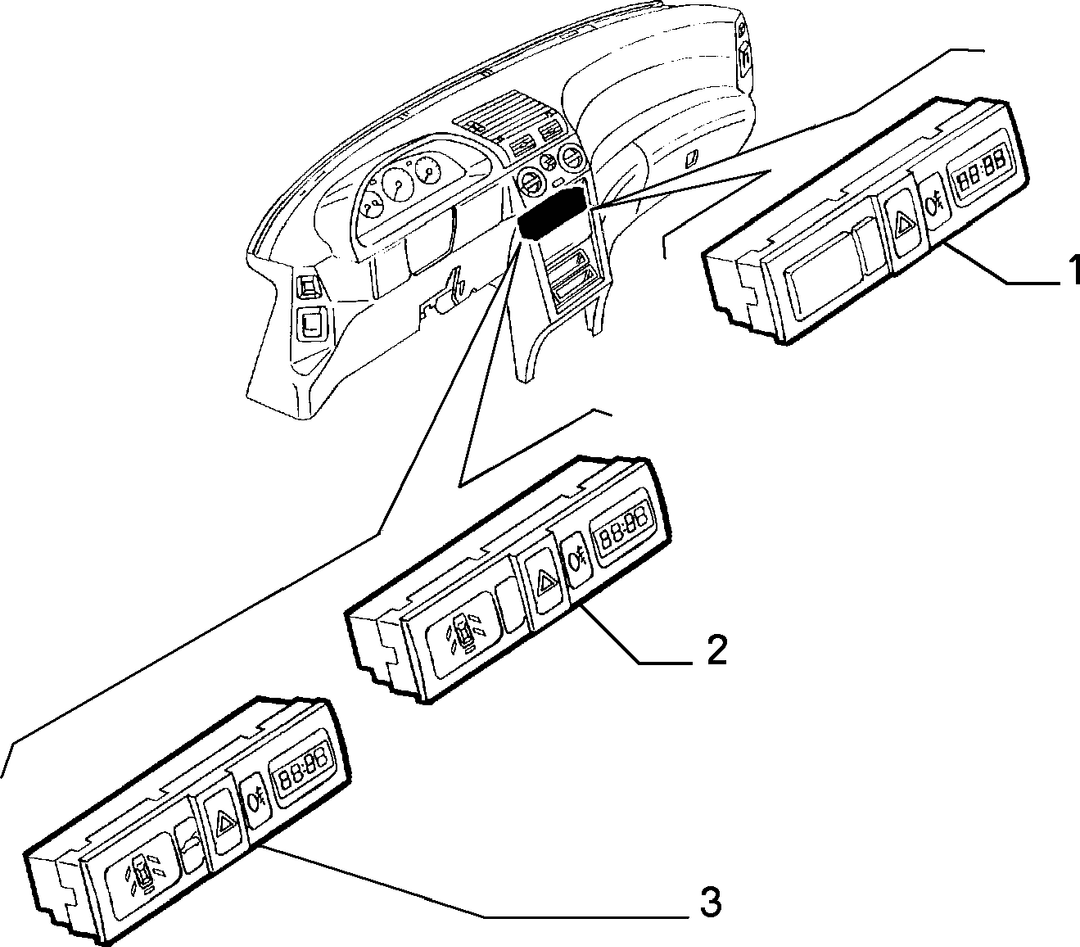 VARIOUS CONTROL PUSH BUTTONS AND SWITCHES  1