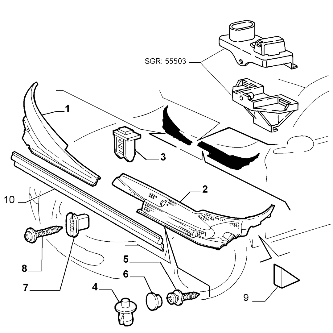 AIR INTAKES AND LIDS  1