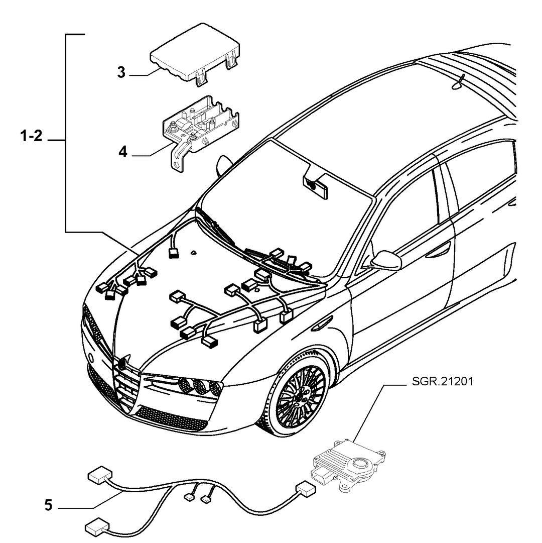 CABLE HARNESS (FRONT) 2