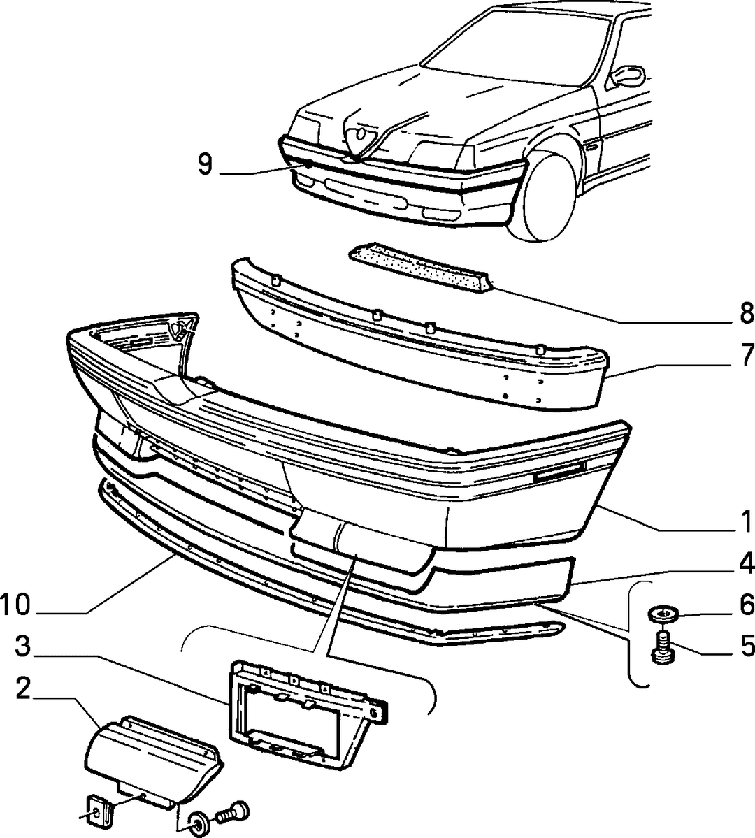 FRONT BUMPER  1