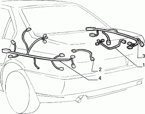 CABLE HARNESS (REAR SEAT) 