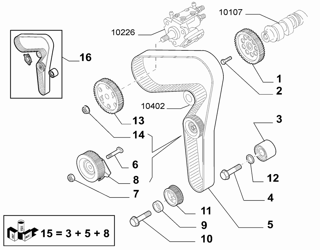CAMSHAFT DRIVE 16