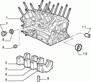 CRANKCASE AND CYLINDER HEAD