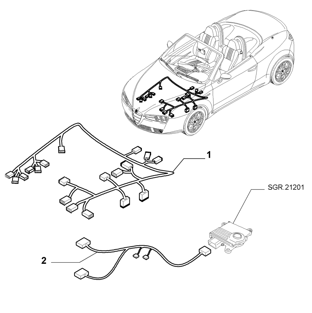 CABLE HARNESS (FRONT) 1