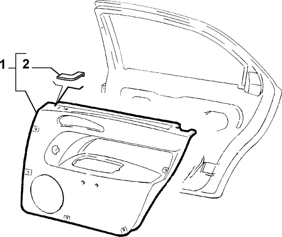 PANELS FOR REAR SIDE DOOR 11