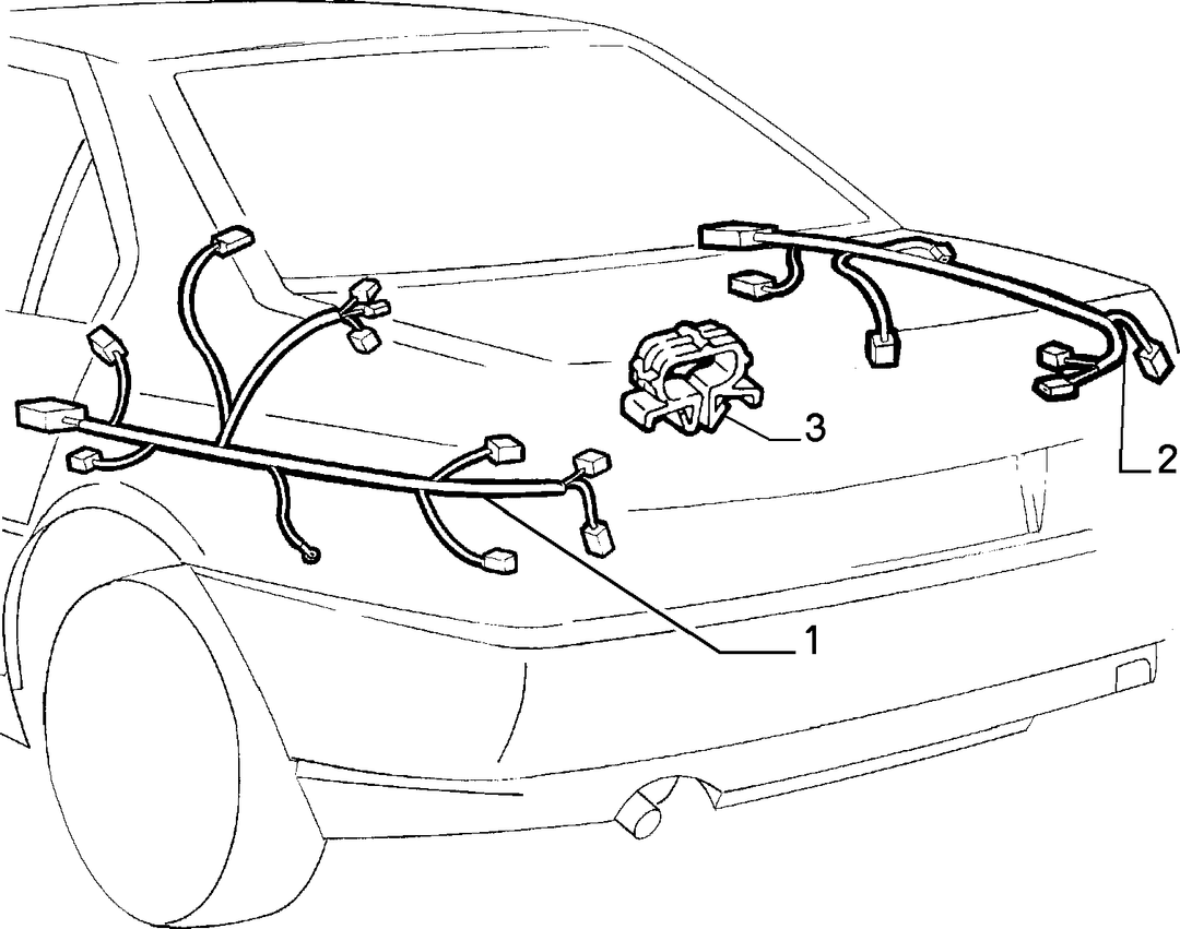 CABLE HARNESS (REAR SEAT) 