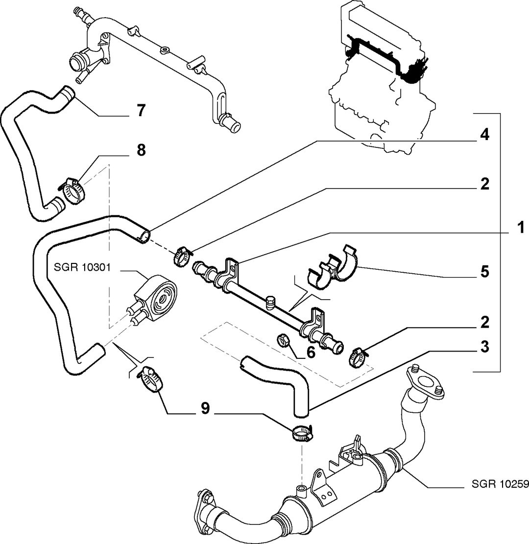 WATER PUMP AND LINES 18