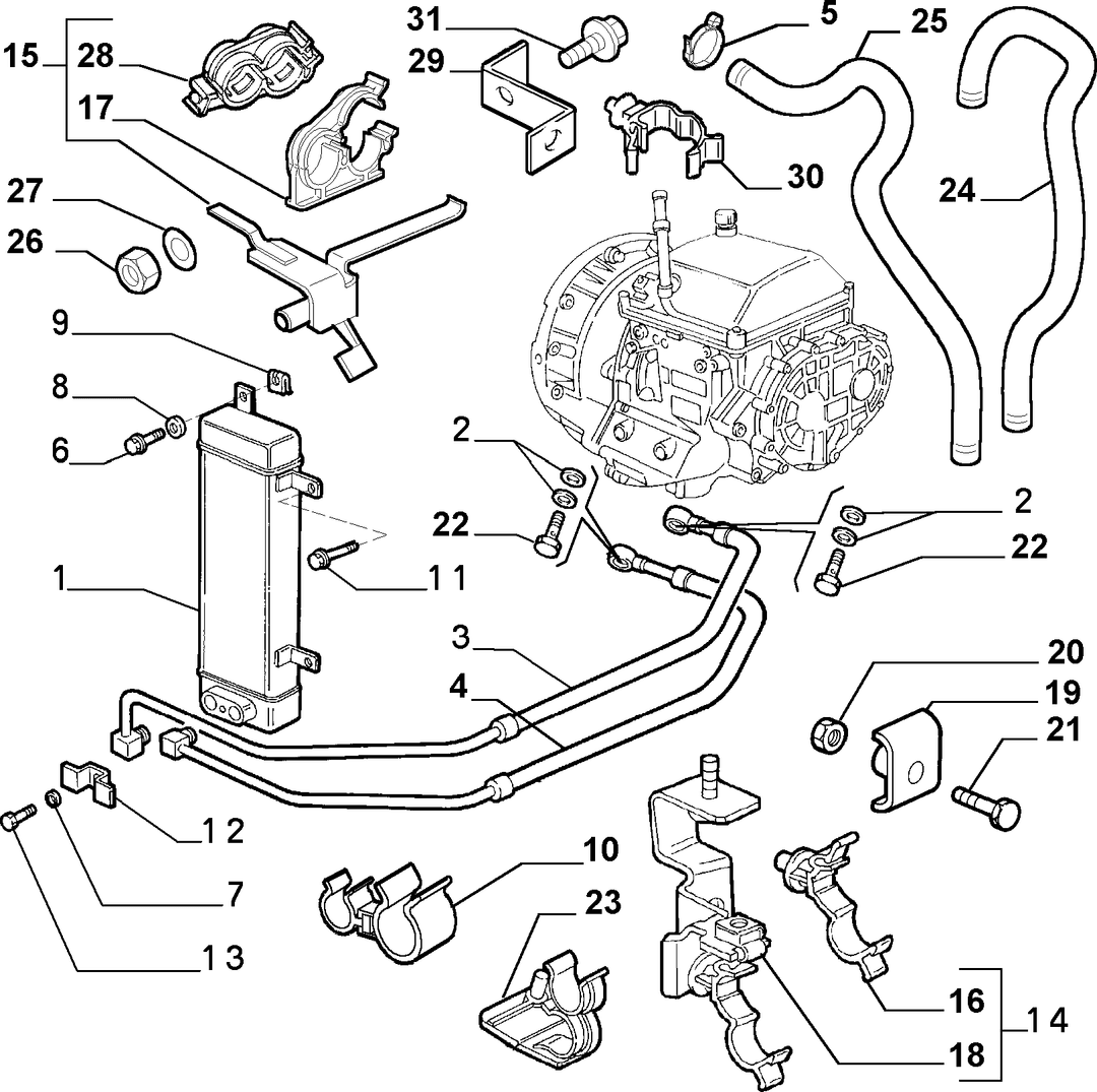 TRANSMISSION COOLING SYSTEM 2