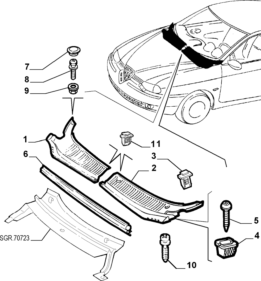 AIR INTAKES AND LIDS  1