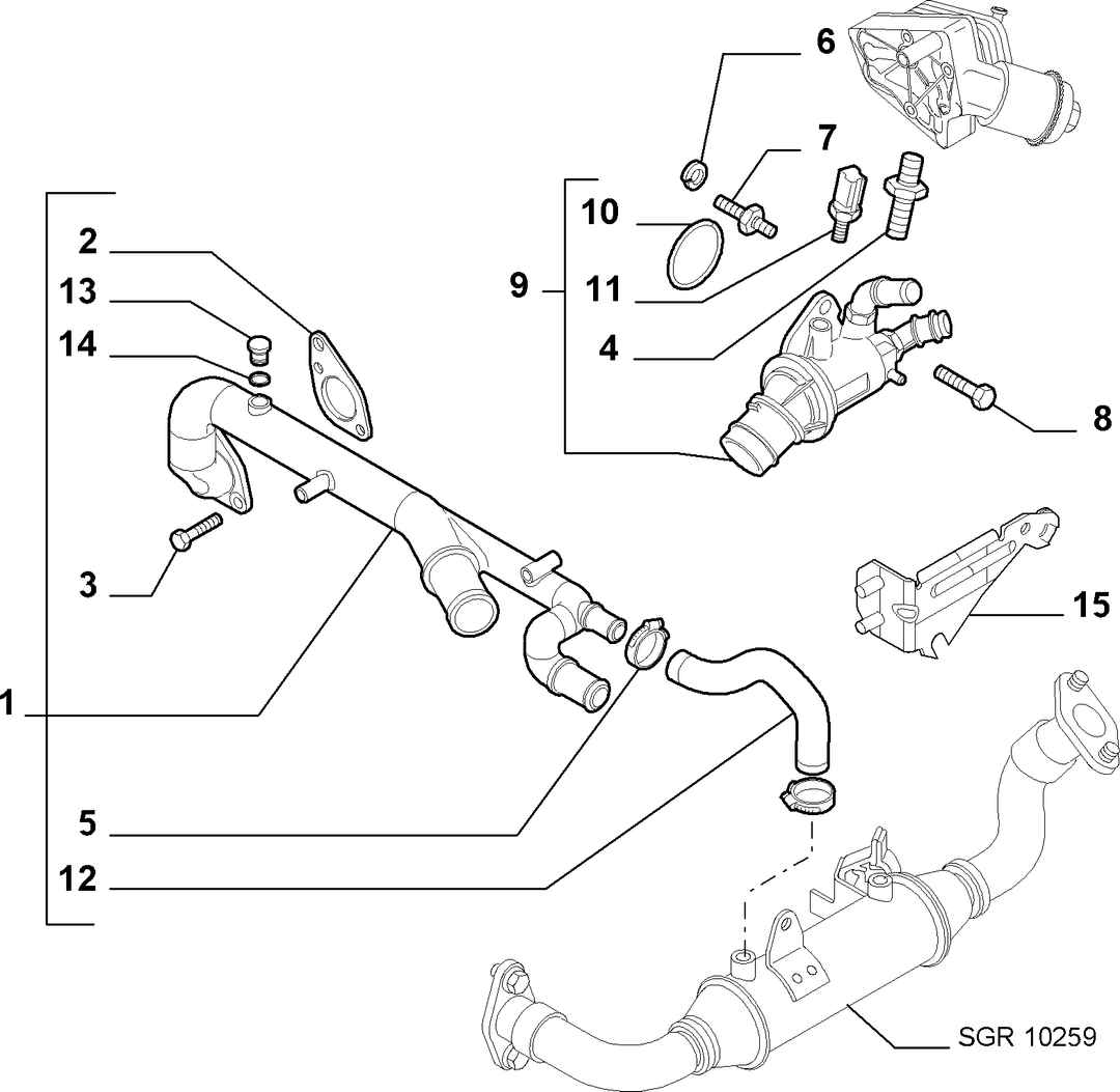 WATER PUMP AND LINES 16