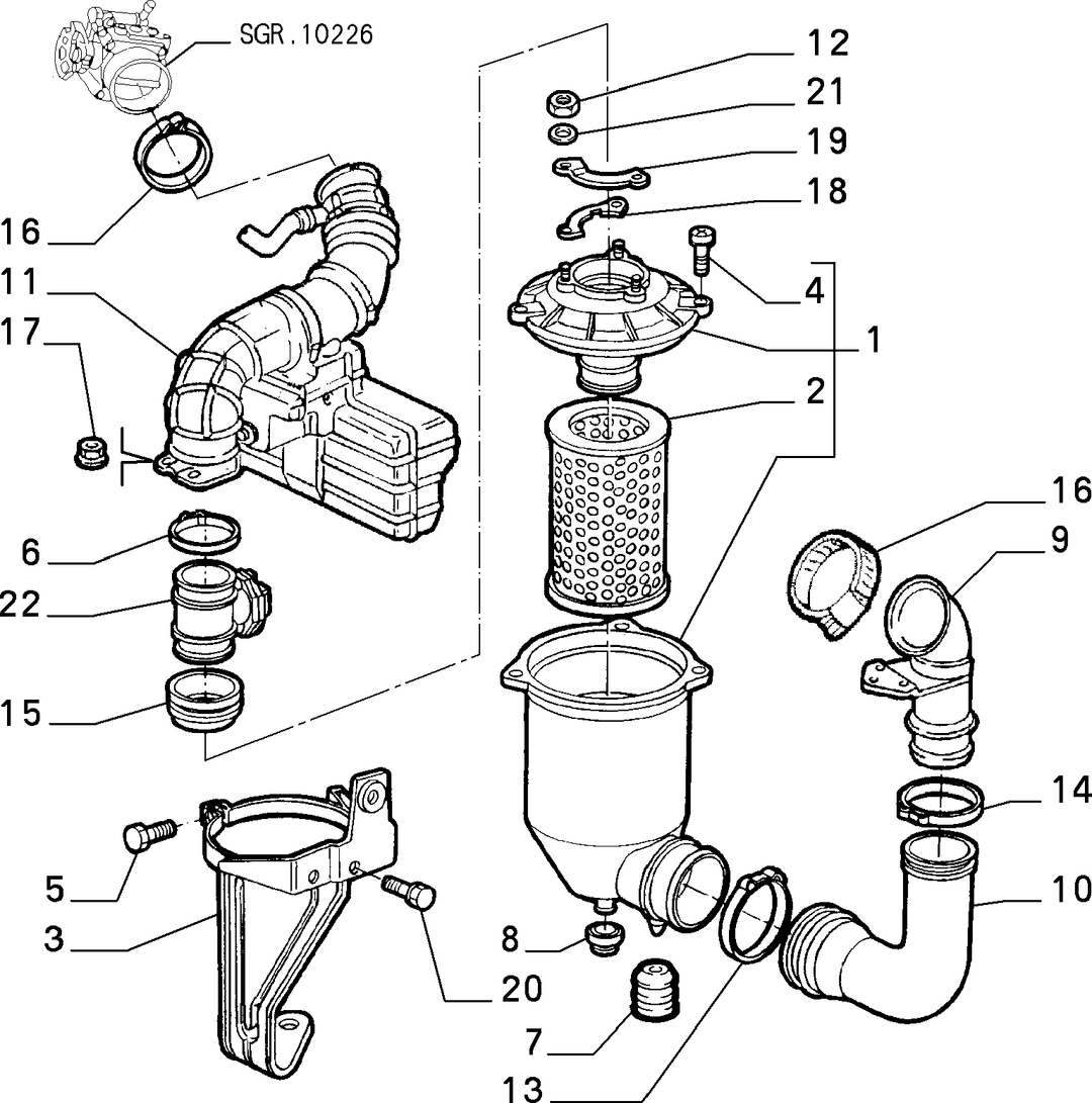 AIR FILTER AND PIPING 2
