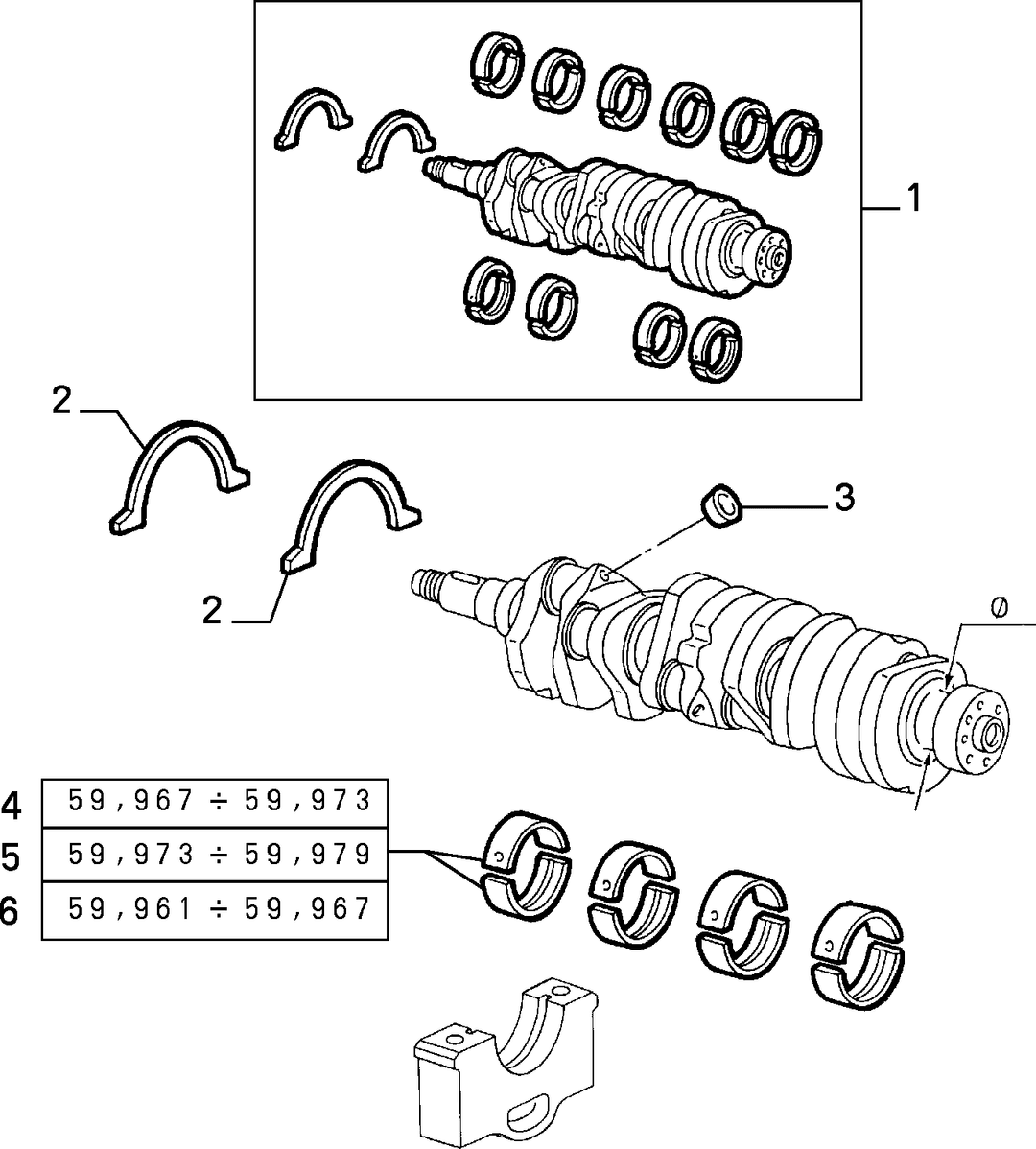 CRANKSHAFT AND FLYWHEEL 3
