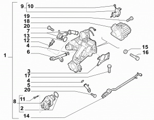 OIL COOLER AND EGR VALVE