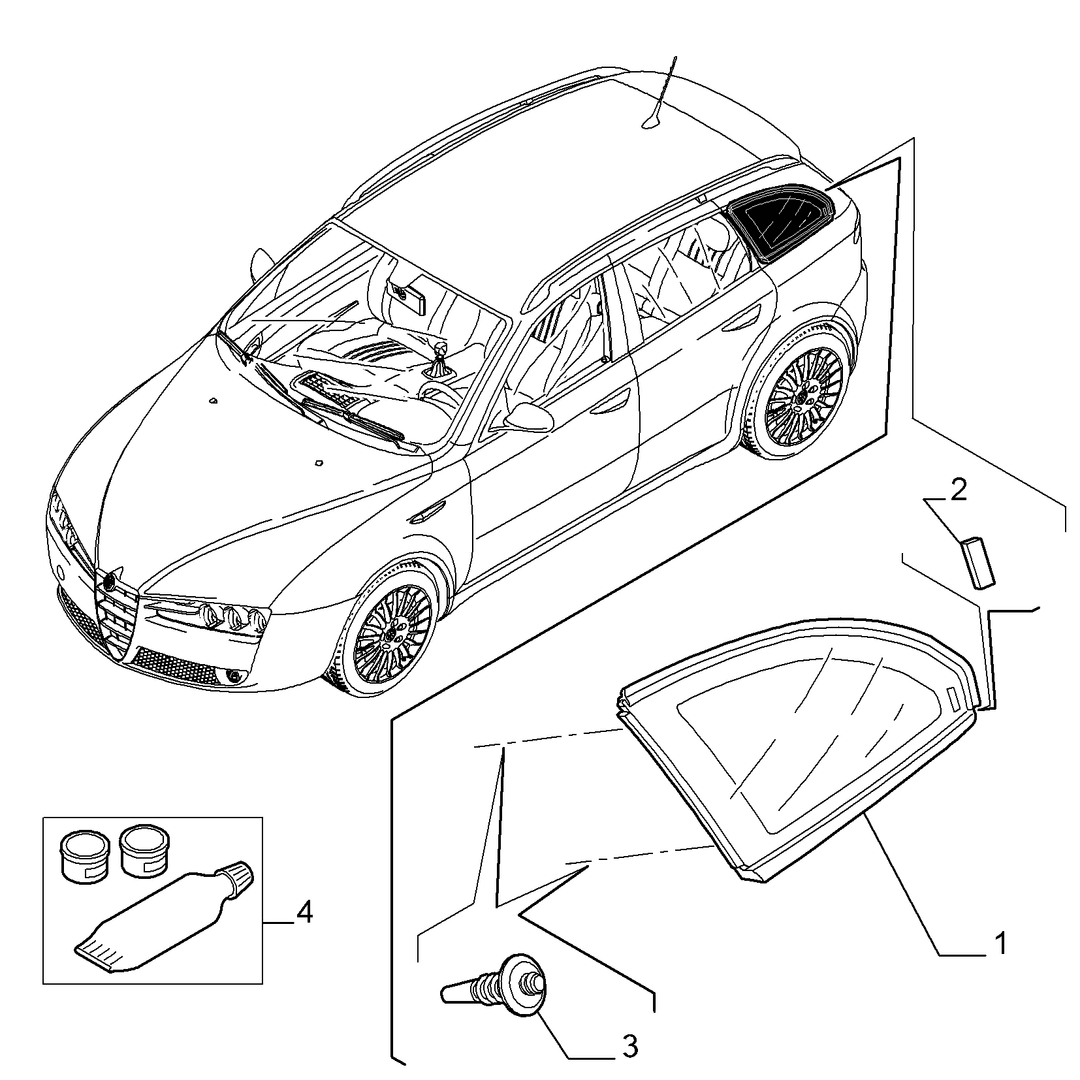 REAR SIDE WINDOW
