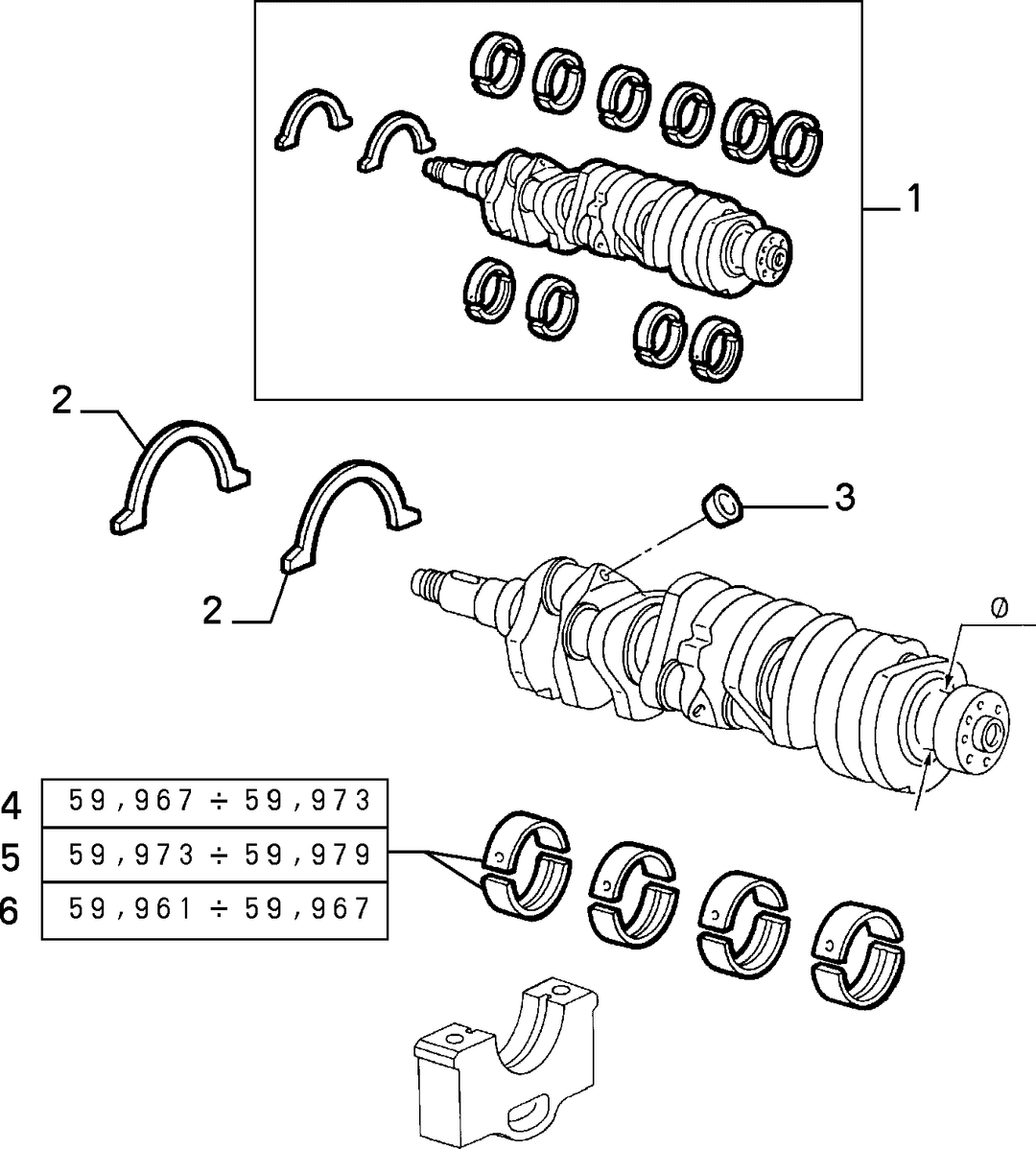 CRANKSHAFT AND FLYWHEEL 5
