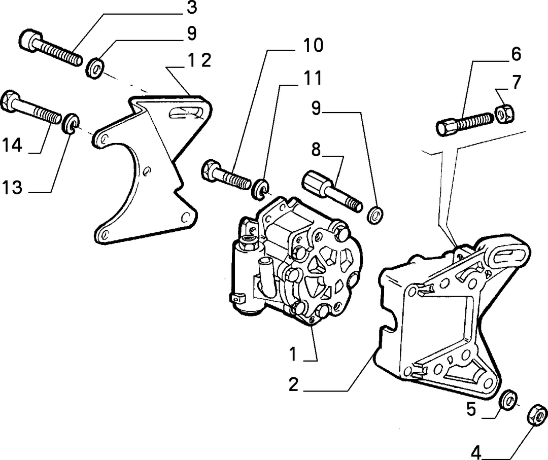 POWER STEERING PUMP 4