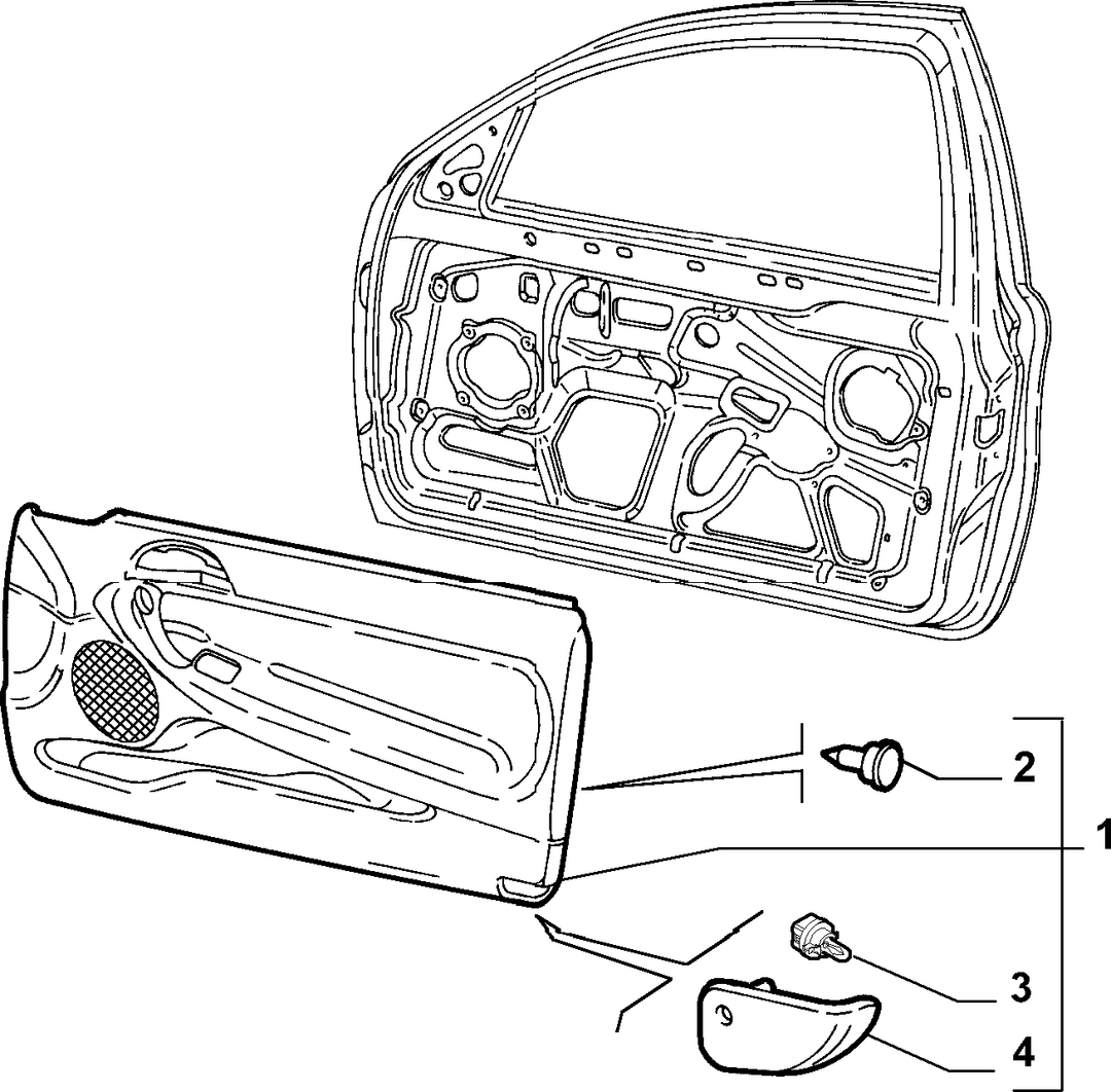 INTERIOR PANELS FOR FRONT SIDE DOORS 16