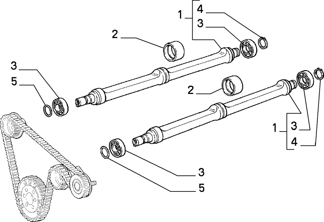 VARIOUS CONTROLS (BELTS AND PULLEYS) 4