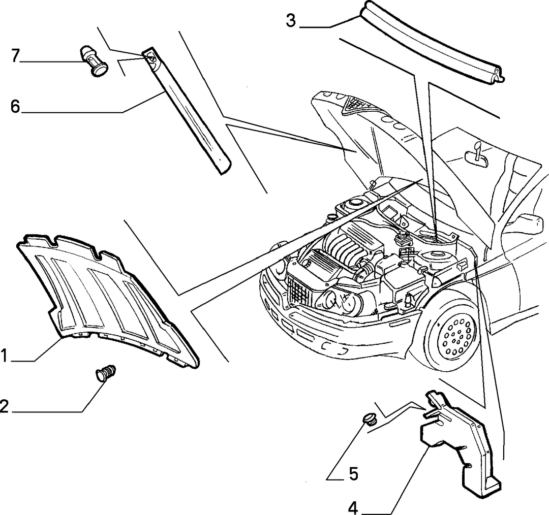 ENGINE COMPARTMENT LID  2