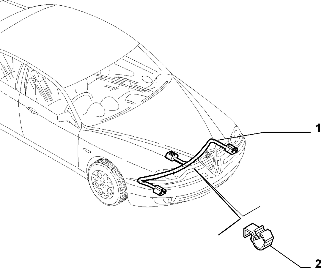 CABLE HARNESS (FRONT) 8
