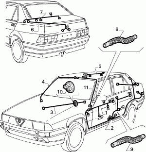 CABLE HARNESS (REAR SEAT)