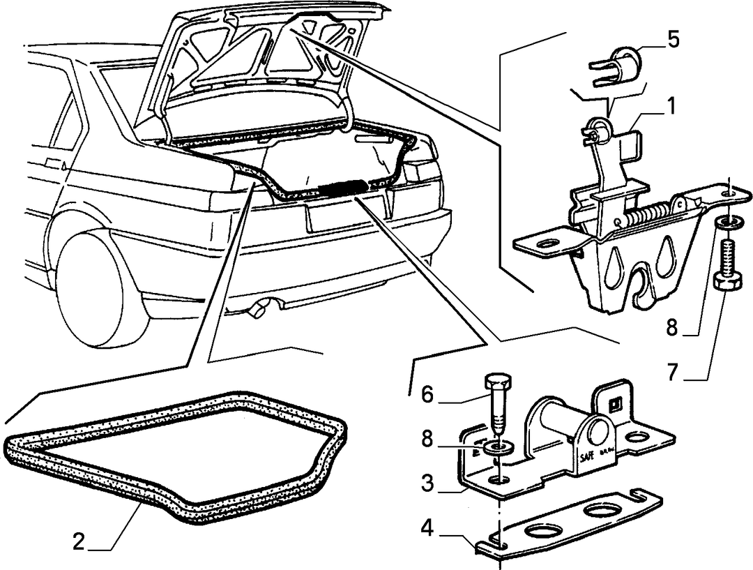 TRUNK SPACE COVER  2
