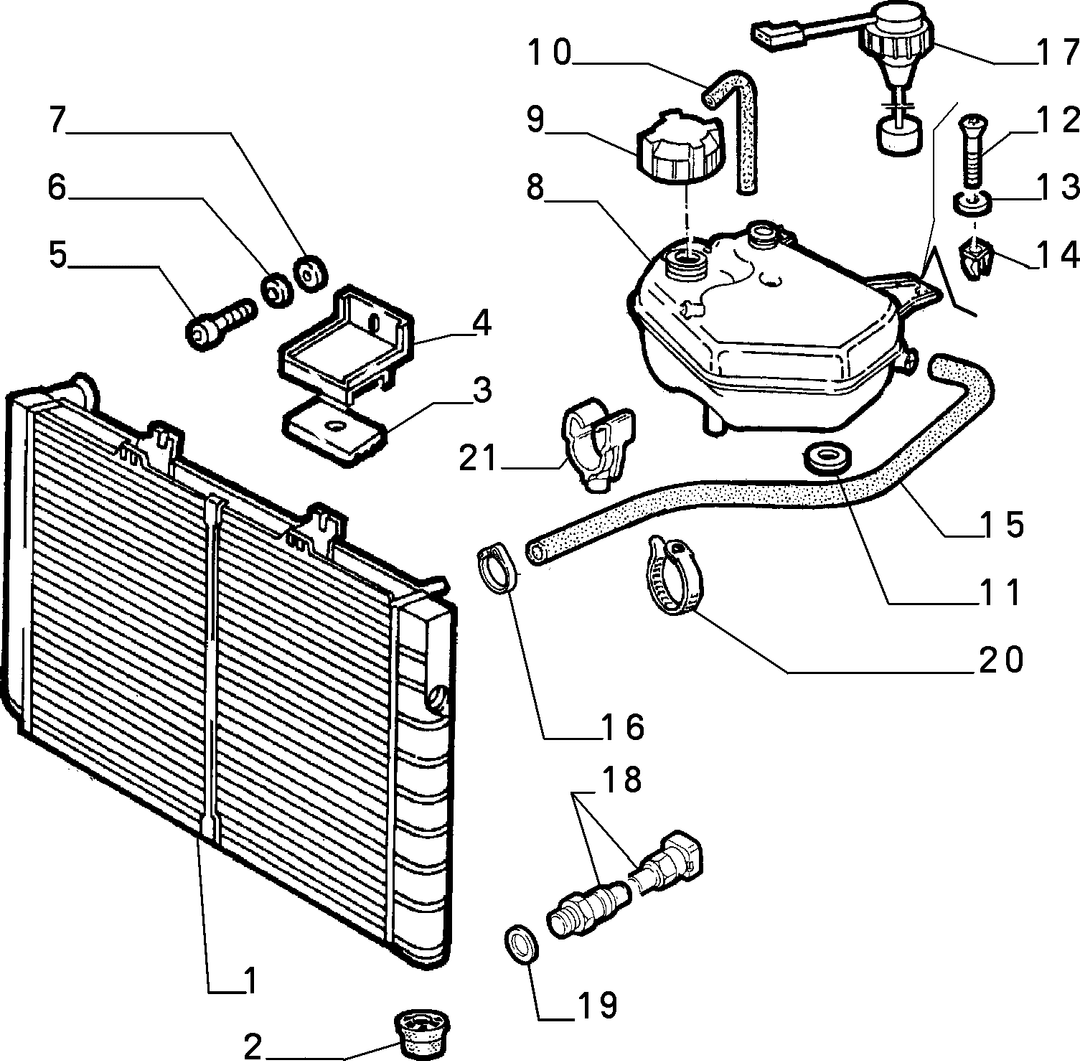 RADIATOR AND PIPING 1
