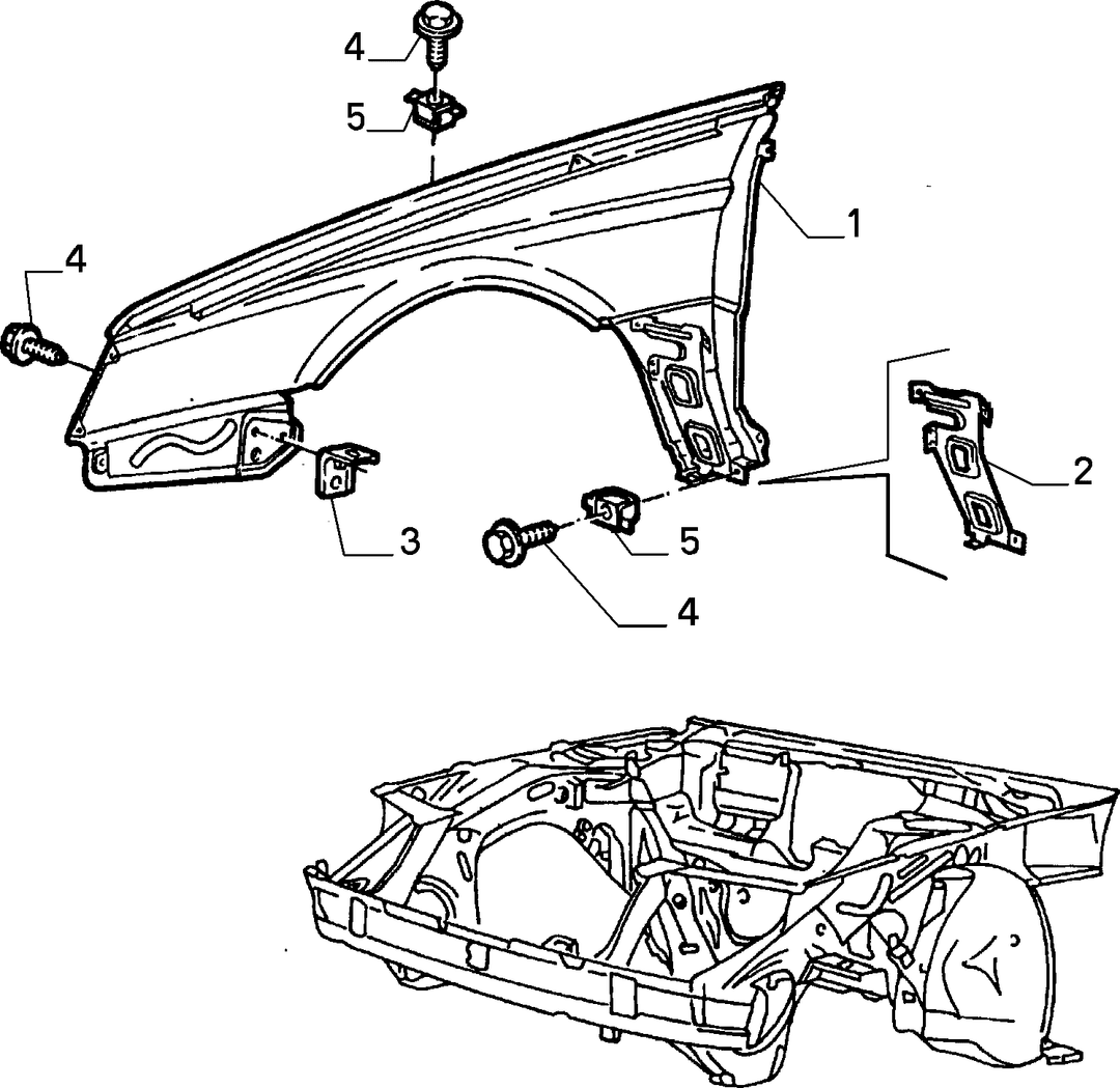 BODYSHELL, PANELS (FRONT PART) 