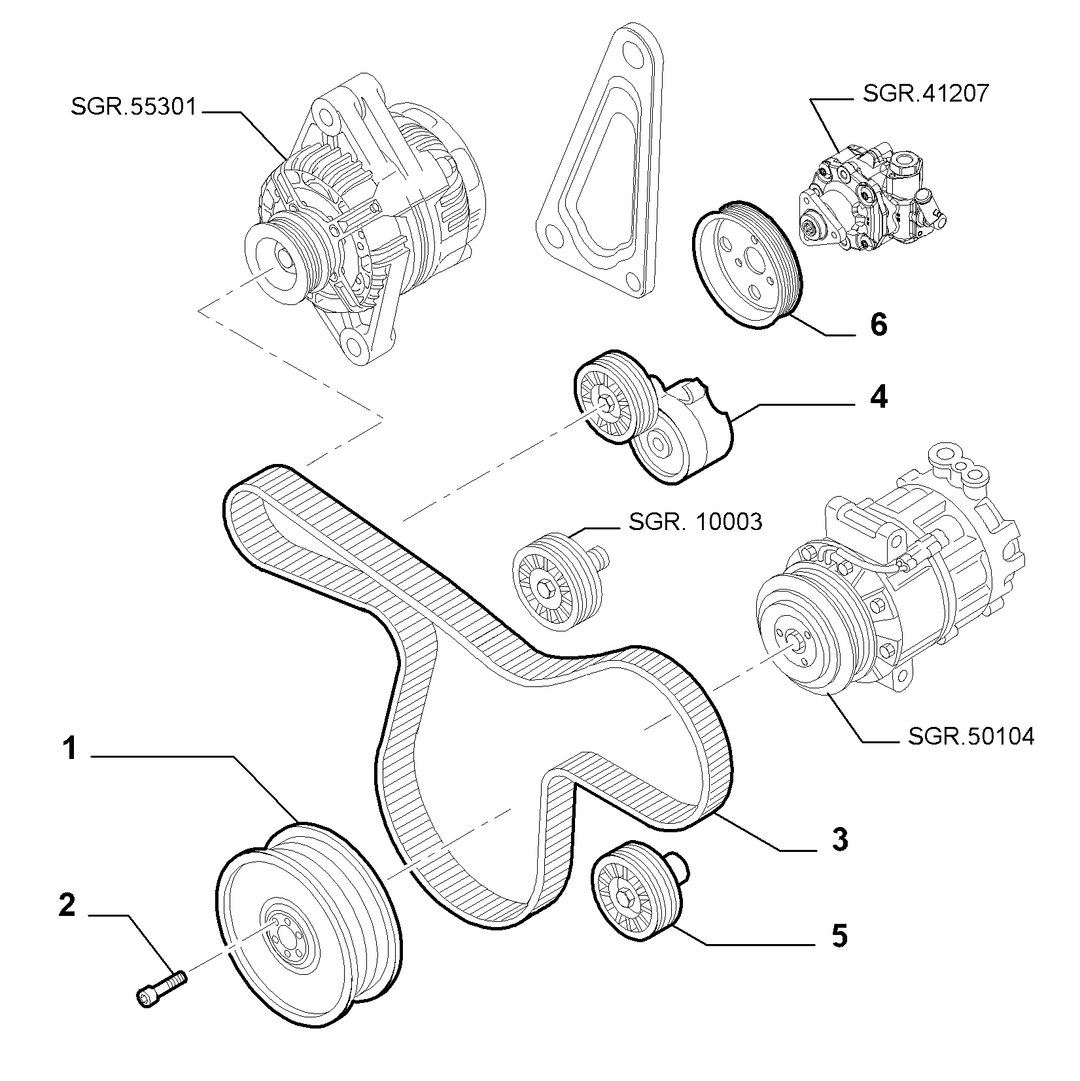 VARIOUS CONTROLS (BELTS AND PULLEYS) 15